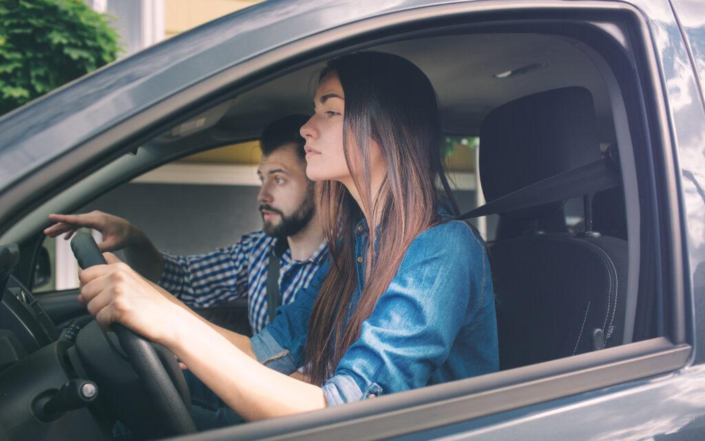 girl learning to drive - driving teacher in Phoenix AZ concept image